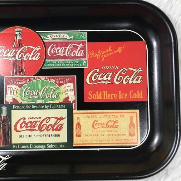 NWOT Vintage Coca-Cola 'Sign Art' Longline Rectangular Tray - Picture 4 of 15